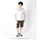 【大人向けサイズあり】天竺・スタープリント半袖Tシャツ