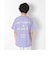 【大人向けサイズあり】天竺・ドロップショルダーBIGロゴバックプリント半袖Tシャツ