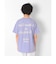 【大人向けサイズあり】天竺・ドロップショルダーBIGロゴバックプリント半袖Tシャツ