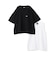 【大人向けサイズあり】【接触冷感】ハイクールコットン・タンクトップつき5部袖Tシャツ
