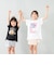 【綿100%】【365D.】アソートロゴワイド半袖Tシャツ