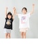 【綿100%】【365D.】アソートロゴワイド半袖Tシャツ