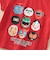 お祭りおめんプリントTシャツ