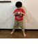 お祭りおめんプリントTシャツ
