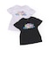 フラワー転写プリントTシャツ