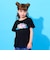 フラワー転写プリントTシャツ