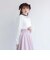 【Melteen】 シアースリーブ長袖Tシャツ