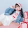 【Cuugal掲載】【接触冷感】袖レースアップリボンチェリーTシャツ