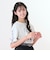 【Cuugal掲載】【接触冷感】袖レースアップリボンチェリーTシャツ