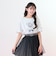 【Cuugal掲載】【接触冷感】袖レースアップリボンチェリーTシャツ