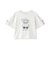 【Cuugal掲載】【接触冷感】袖レースアップリボンチェリーTシャツ