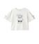 【Cuugal掲載】【接触冷感】袖レースアップリボンチェリーTシャツ