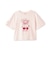 【Cuugal掲載】【接触冷感】袖レースアップリボンチェリーTシャツ