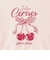 【Cuugal掲載】【接触冷感】袖レースアップリボンチェリーTシャツ