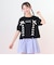 【ニコ☆プチ掲載】袖パフレースアップTシャツ