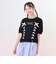 【ニコ☆プチ掲載】袖パフレースアップTシャツ