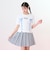 【ニコ☆プチ掲載】袖パフレースアップTシャツ