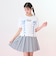 【ニコ☆プチ掲載】袖パフレースアップTシャツ