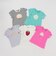 【接触冷感/リンク】モチーフ半袖Tシャツ