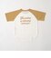 【型崩れしないやわらかコットン】バックプリントビッグラグランンTシャツ
