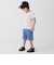 【WEB限定】デニムベイカーハーフパンツ