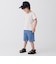 【WEB限定】デニムベイカーハーフパンツ