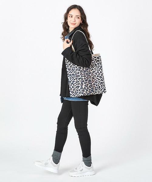 LARGE EMERALD TOTE フラクセンレオパード｜レスポートサックの