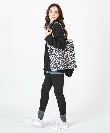 LARGE EMERALD TOTE フラクセンレオパード｜レスポートサックの 