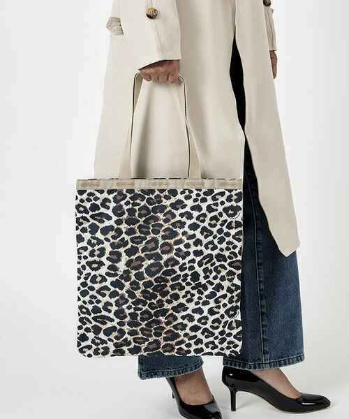 レオ様 LG BOOK TOTE フラクセンレオパード｜レスポートサックの