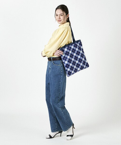LARGE EMERALD TOTE ケンブリッジチェック｜レスポートサックの
