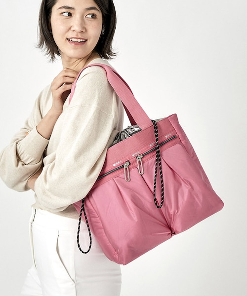 DRAWSTRING TOTE リップスティックピンクC｜レスポートサックの 
