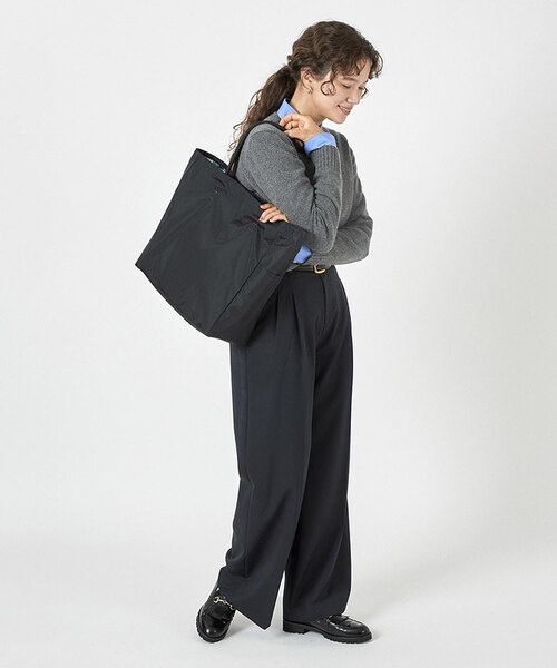 LARGE 2 WAY TOTE ディープブルータータン/ブラック｜レスポートサック 
