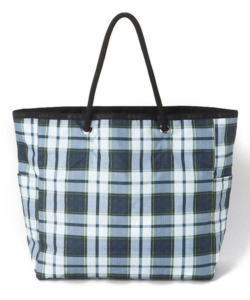 LARGE 2 WAY TOTE レッドタータン/ブラック LeSportsac（レスポートサック）の「LARGE 2 WAY TOTE レッド