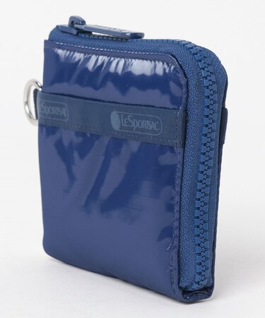 SLIM WALLET ネイビーパテント｜レスポートサックのアウトレット通販 