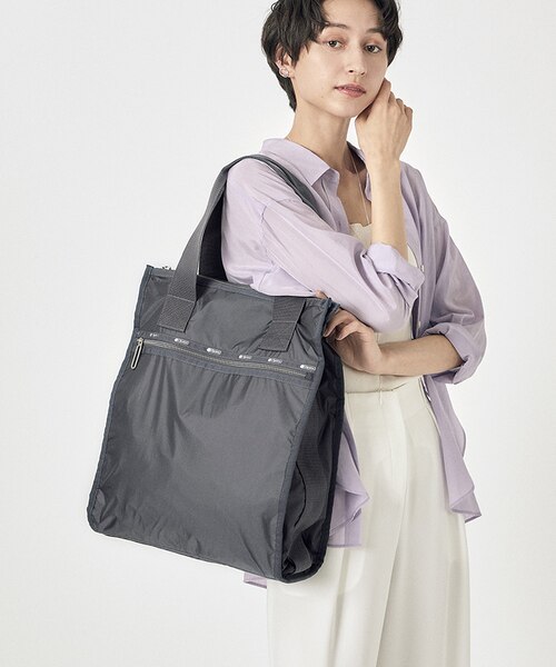 レスポートサック　エッセンシャルコレクション　ショルダーバッグ　グレー SMALL UPTOWN SATCHELシャドウグレーC（ハンドバッグ