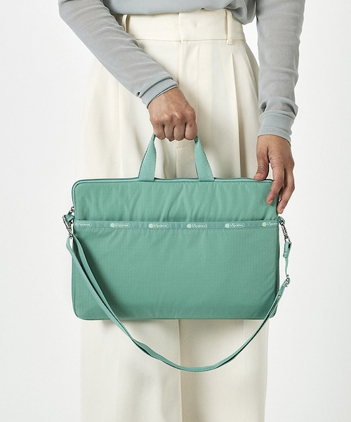 TH LAPTOP CASE セージグリーン｜レスポートサックのアウトレット通販