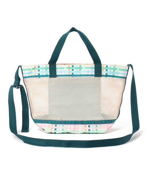 LeSportsac メッシュバッグ ホワイト 美品！完売品 05285