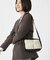 PUFFY CUBE CROSSBODY クリームビーガンシェルパ