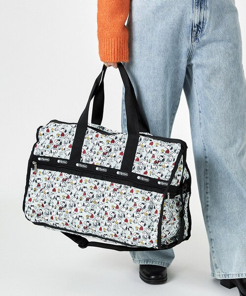 レスポ DELUXE LG WEEKENDER × PEANUTS DELUXE LG WEEKENDER スヌーピー&ウッドストック