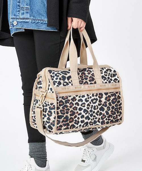 DELUXE MED WEEKENDER フラクセンレオパード｜レスポートサック