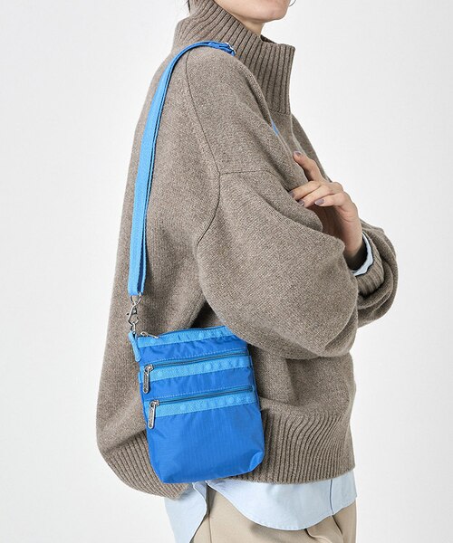 3 ZIP CROSSBODY ウルトラブルー｜レスポートサックのアウトレット通販