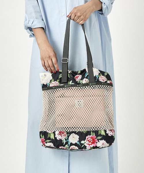 MESH N/S TOTE ピオニーペタルズ｜レスポートサックの