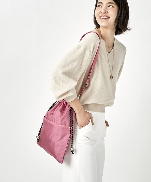【未使用品】大容量♡レスポートサック♡ボストン♡リップ柄♡キスマーク Brandol / LeSportsac レスポートサック ボストンバッグ DELUXE
