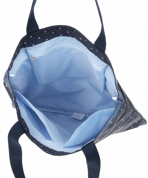 LARGE EMERALD TOTE ネイビープティドット｜レスポートサックの
