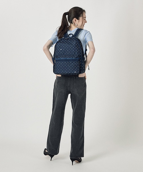 ROUTE BACKPACK ネイビープティドット｜レスポートサックの