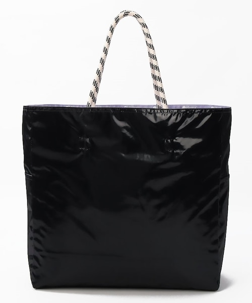 LARGE 2 WAY TOTE ライラック/ブラックシャイン