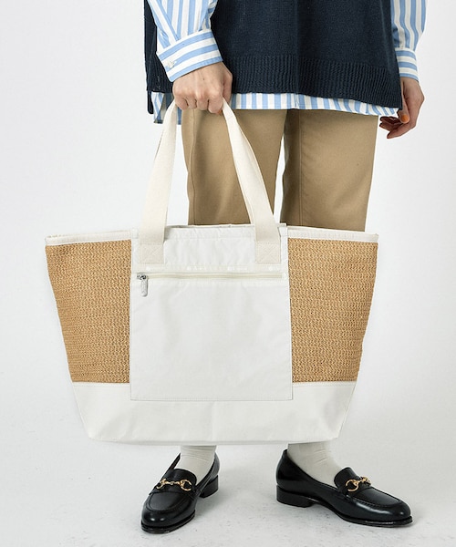 RAFFIA E/W TOTE メレンゲラフィア｜レスポートサックのアウトレット