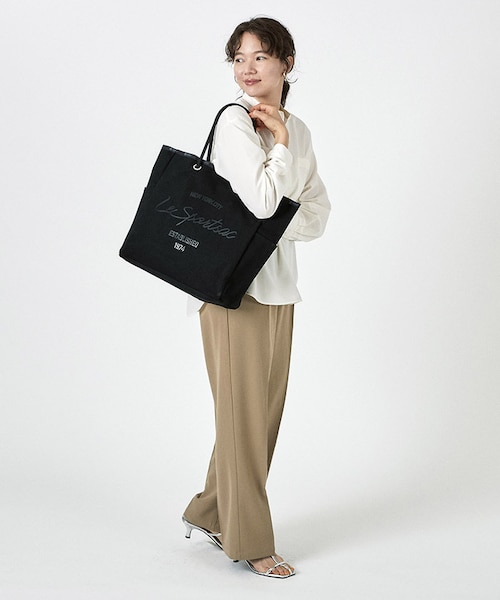 CANVAS EASY TOTE ジェットブラックキャンバススクリプト