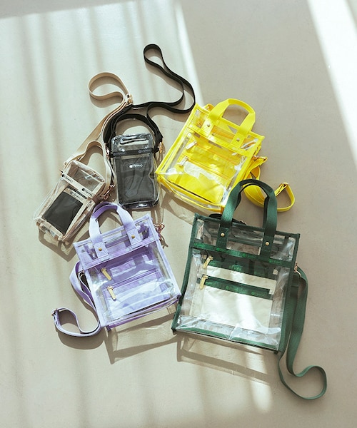 レスポートサック CLEAR MINI N/S TOTE☆美品 CLEAR MINI N/S TOTEクリアスカイブルー（トートバッグ