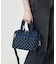 EVERYDAY SM SATCHEL ネイビープティドット